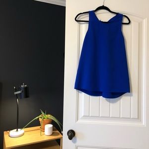 Skies are Blue, Royal Blue Blouse, Size M